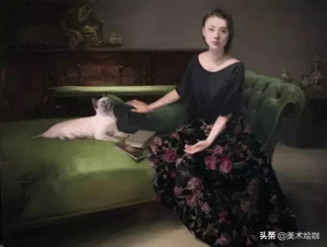 美人惜美人，中央美院美女画家油画作品，画的全都是美人