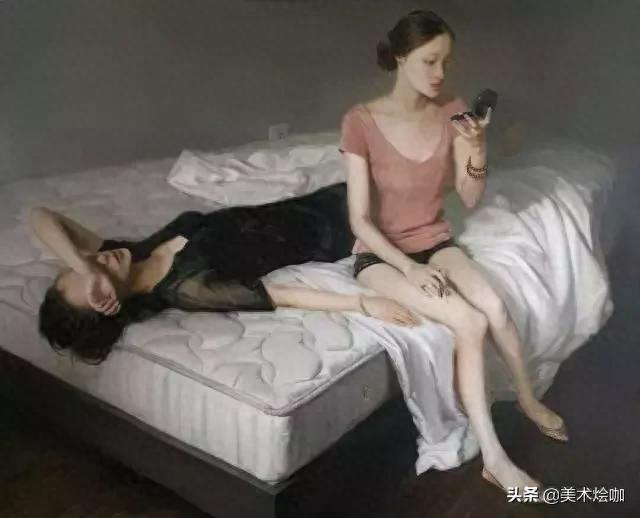 美人惜美人，中央美院美女画家油画作品，画的全都是美人