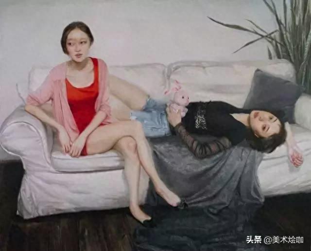 美人惜美人，中央美院美女画家油画作品，画的全都是美人