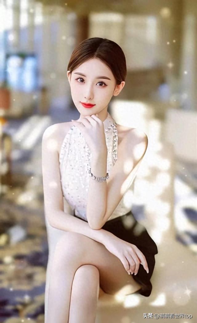 白嫩美女模特居家清纯写真图片