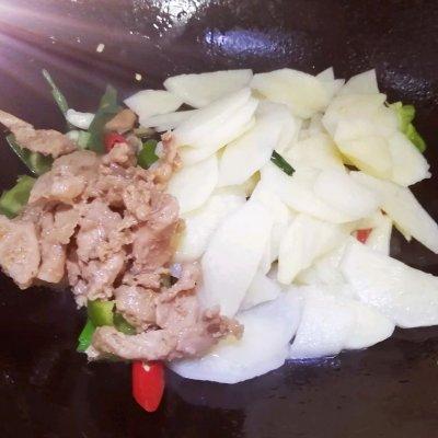 #名厨汁味，圆中秋美味#茭白炒肉片，清香又脆嫩