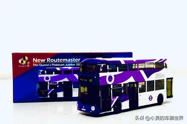 伦敦印象｜TINY微影 英国系列UK22-伦敦New Routemaster双层巴士