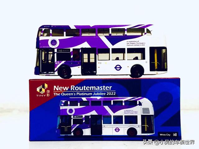 伦敦印象｜TINY微影 英国系列UK22-伦敦New Routemaster双层巴士