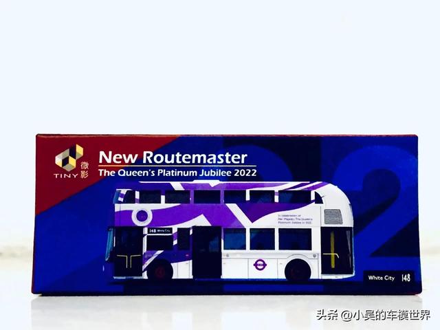 伦敦印象｜TINY微影 英国系列UK22-伦敦New Routemaster双层巴士