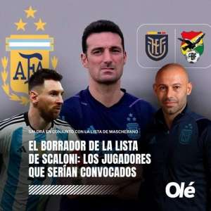 阿根廷球星(奥莱报透露阿根廷名单：梅西领衔，加纳乔、奥坎波斯、洛塞尔索入选)