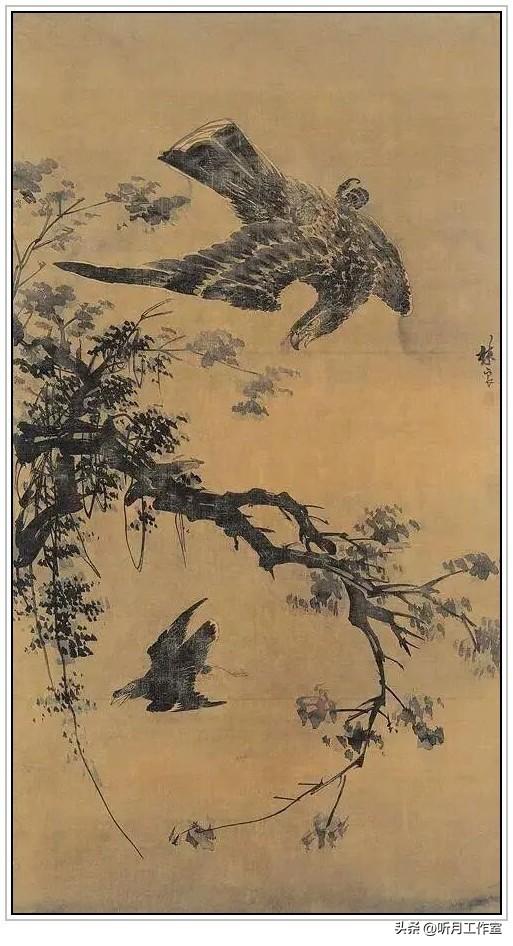 明代早期著名画家谢环十一幅流畅自如墨色浓淡相宜绘画作品赏析