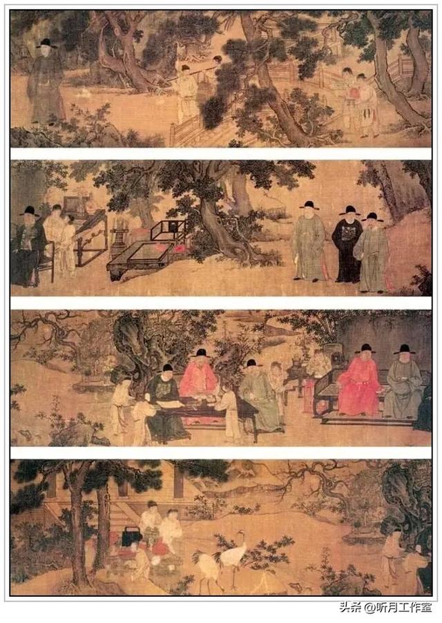 明代早期著名画家谢环十一幅流畅自如墨色浓淡相宜绘画作品赏析