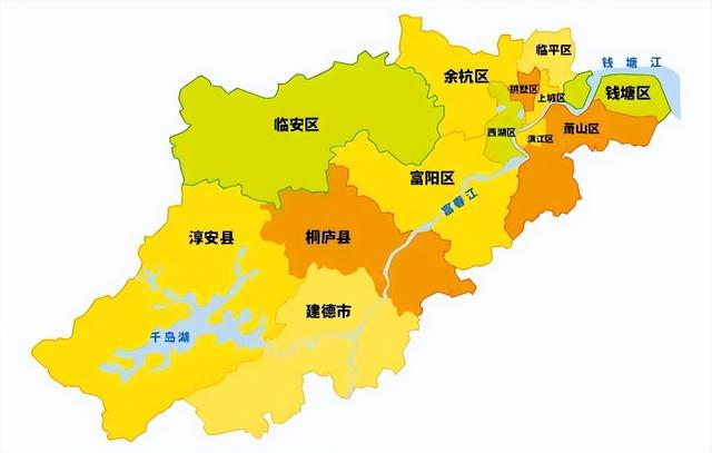 杭州区划调整设想：滨江、西湖合并。桐庐规划撤县设区的探讨