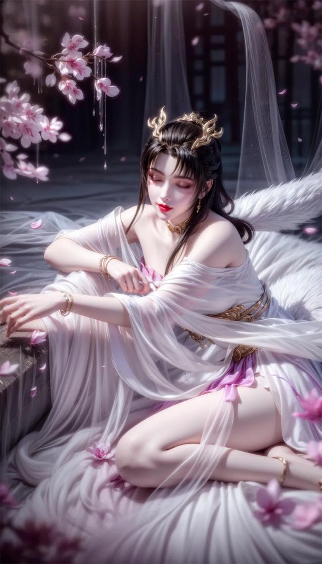 性感动漫女神，天狐仙子身段儿太漂亮了，这样的魔女让人着魔。