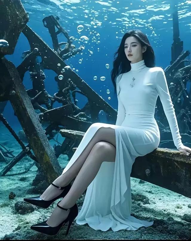 海底梦幻写真：大长腿美女的勇敢探索与绝美呈现