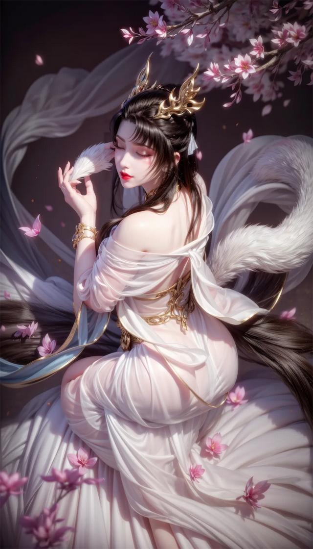 性感动漫女神，天狐仙子身段儿太漂亮了，这样的魔女让人着魔。